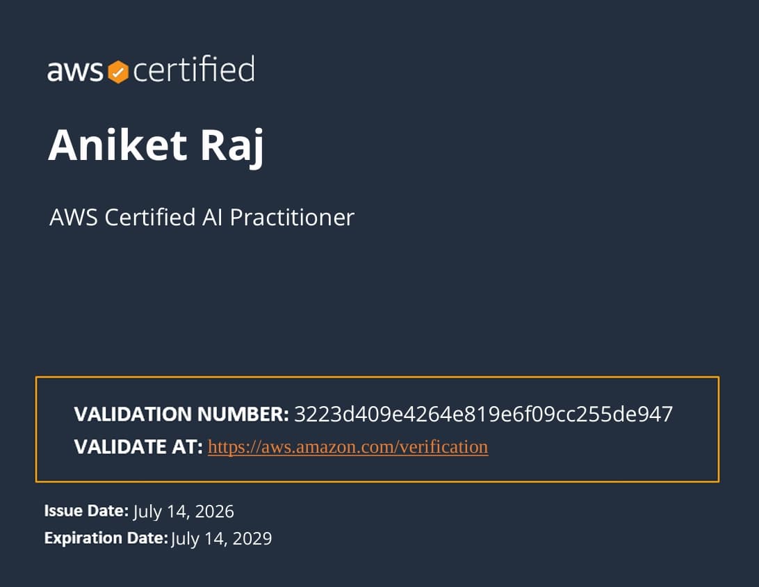AWS Certified AI Practitioner